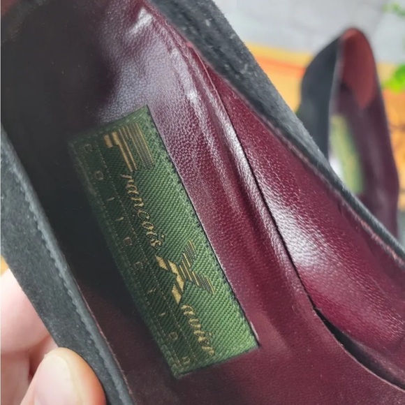 FRANCOIS XAVIER Made in Italy Vintage Suede Heels - Picture 3 of 9